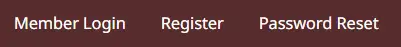 Register menu link