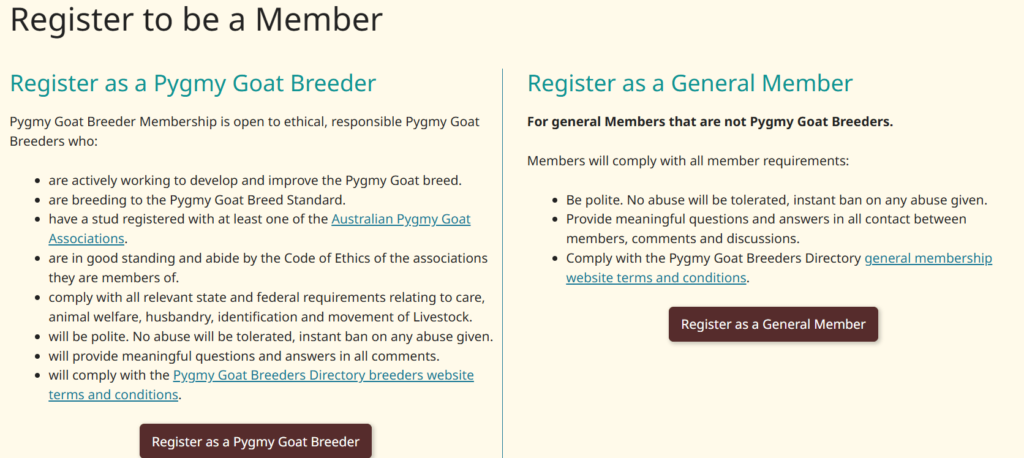 Register to be a member