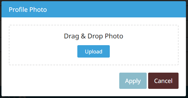 Registration form profile photo upload